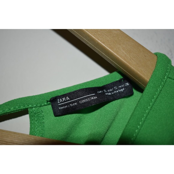 Zara Green Romper with Key Hole Size S - Picture 3 of 4